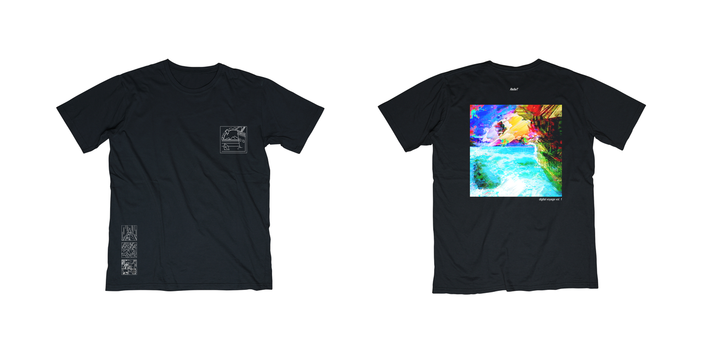 Digital Voyage Cover Outline T-Shirt