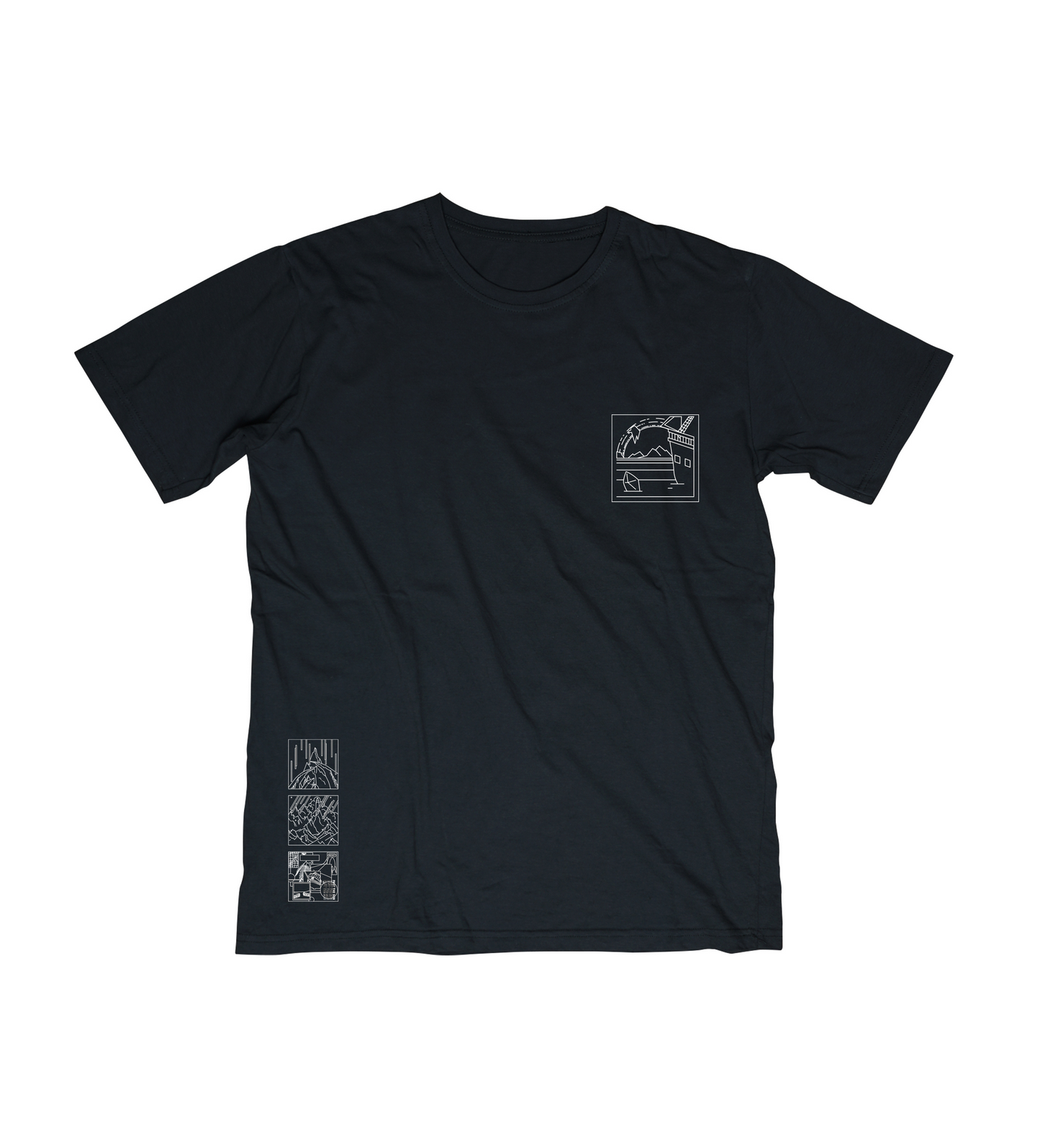 Digital Voyage Cover Outline T-Shirt